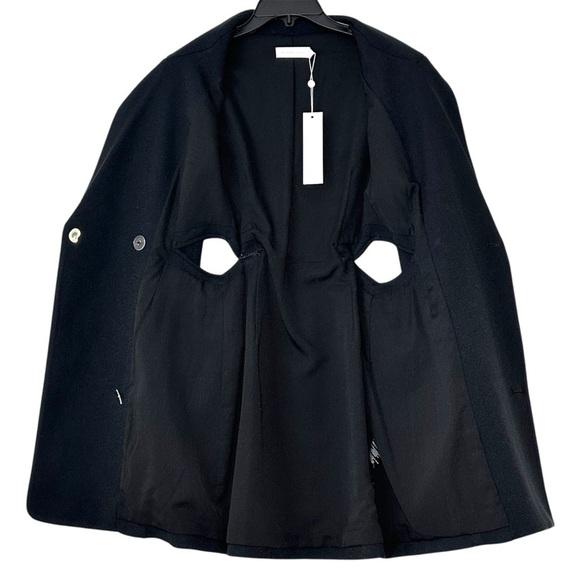 NWT Jonathan SIMKHAI Black Jayda Cut-Out Crepe Blazer Dress size 2 Office Siren - Picture 11 of 16